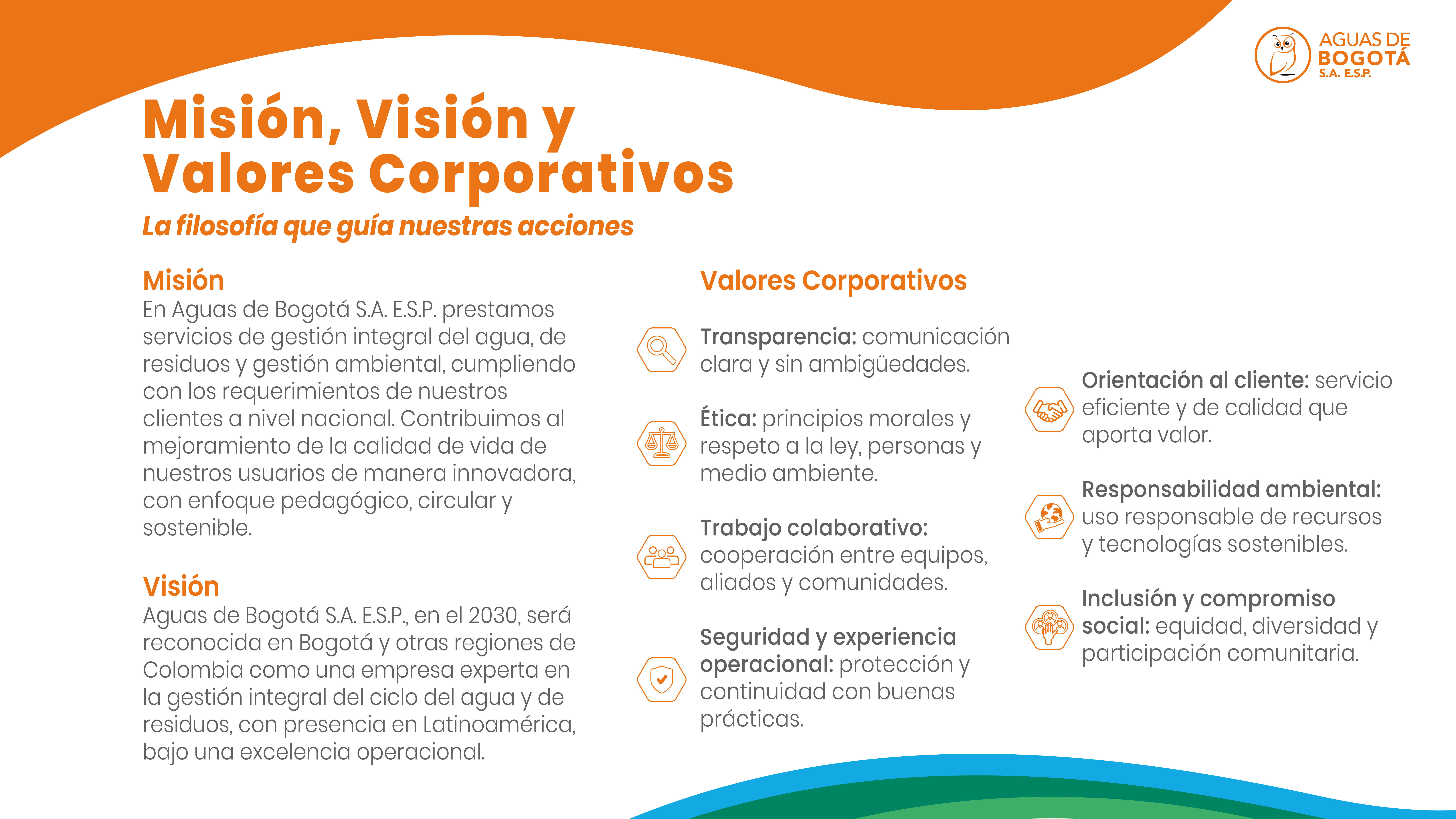 Misión, Visión y Valores